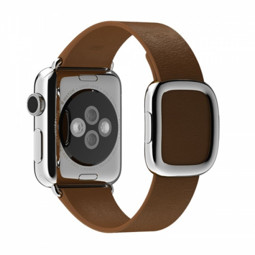 Браслет кожаный Brown Modern Buckle for Apple Watch 38/42mm