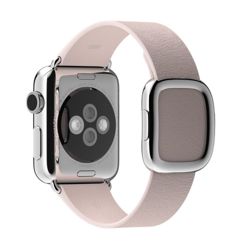 Браслет кожаный Rose Gray Modern Buckle for Apple Watch 38/42mm