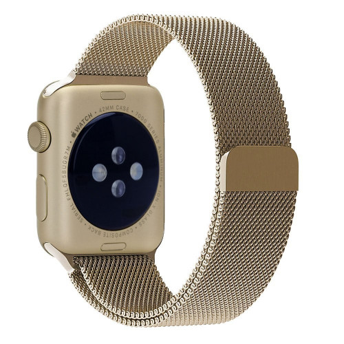 Ремешок 38/42mm Milanese Loop Gold для Apple Watch 42mm