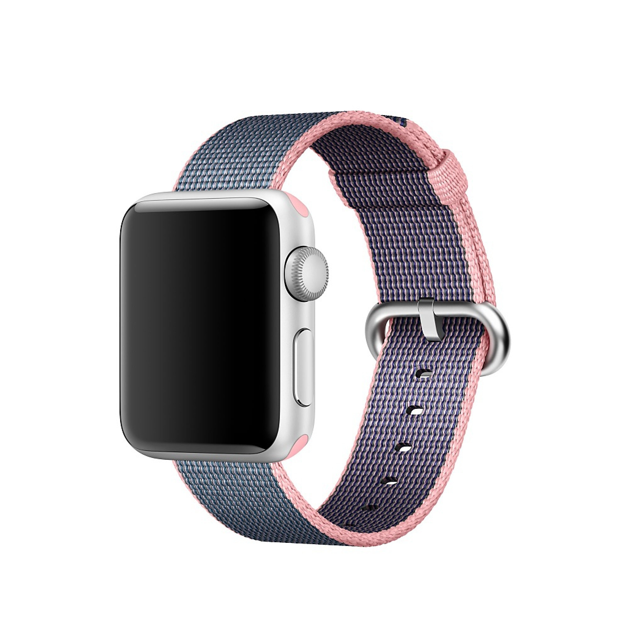 Ремешок 38/42mm Light Pink/Midnight Blue Woven Nylon