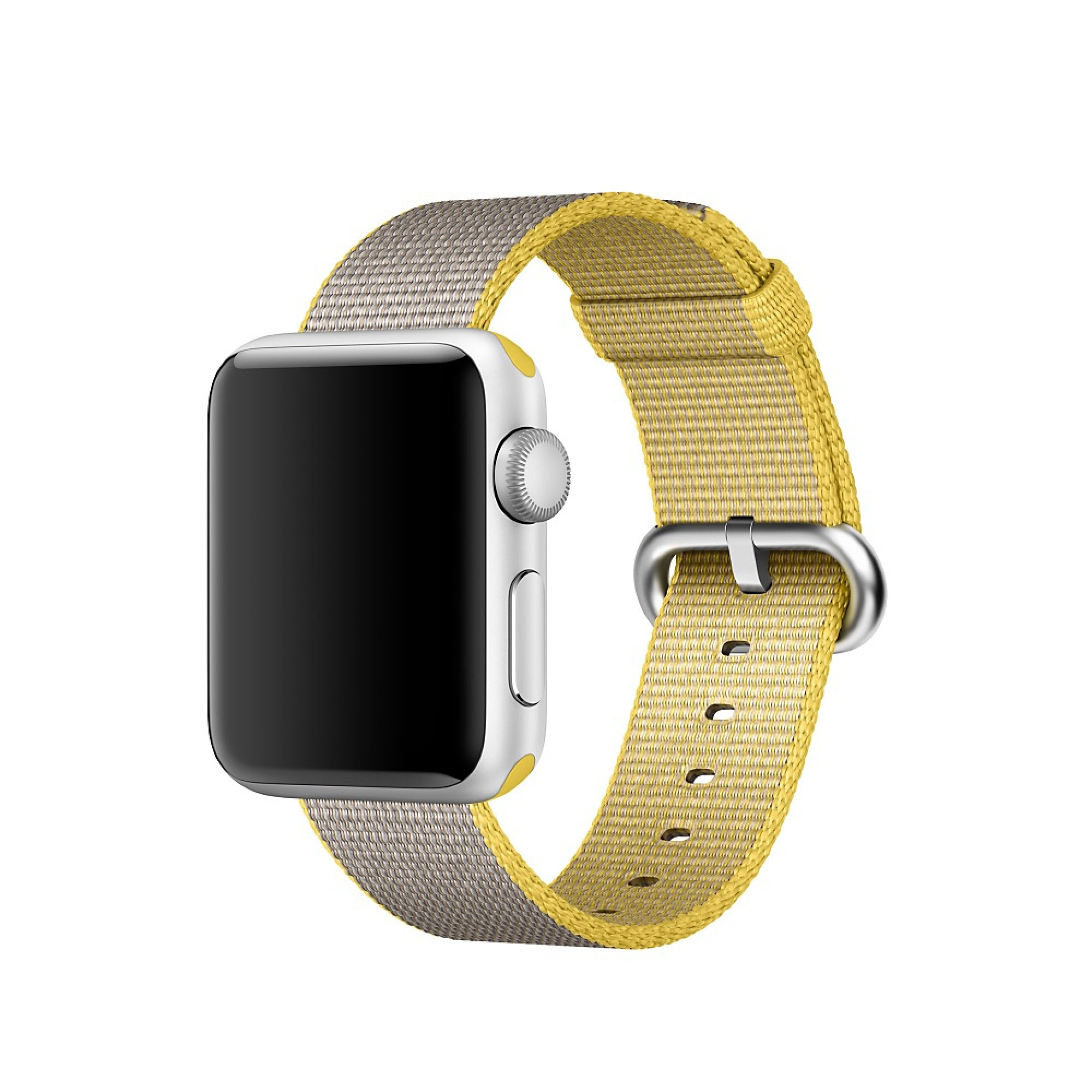 Ремешок 38/42mm Yellow/Light Gray Woven Nylon