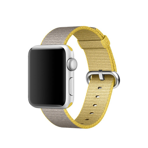 Ремешок 38/42mm Yellow/Light Gray Woven Nylon