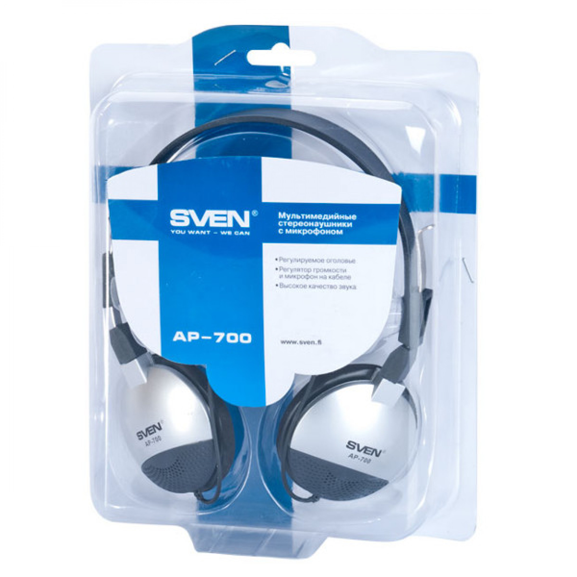 Гарнітура Sven AP-700 Silver
