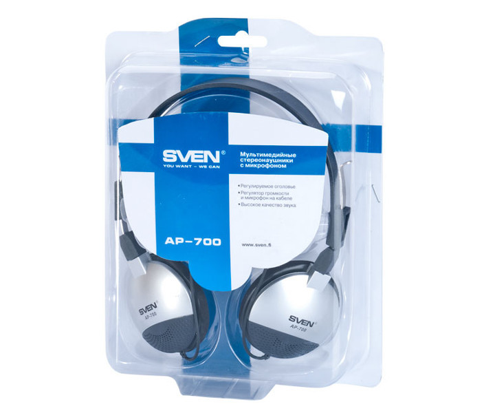 Гарнітура Sven AP-700 Silver