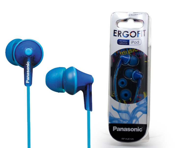 Наушники Panasonic RP-HJE125E-A Blue