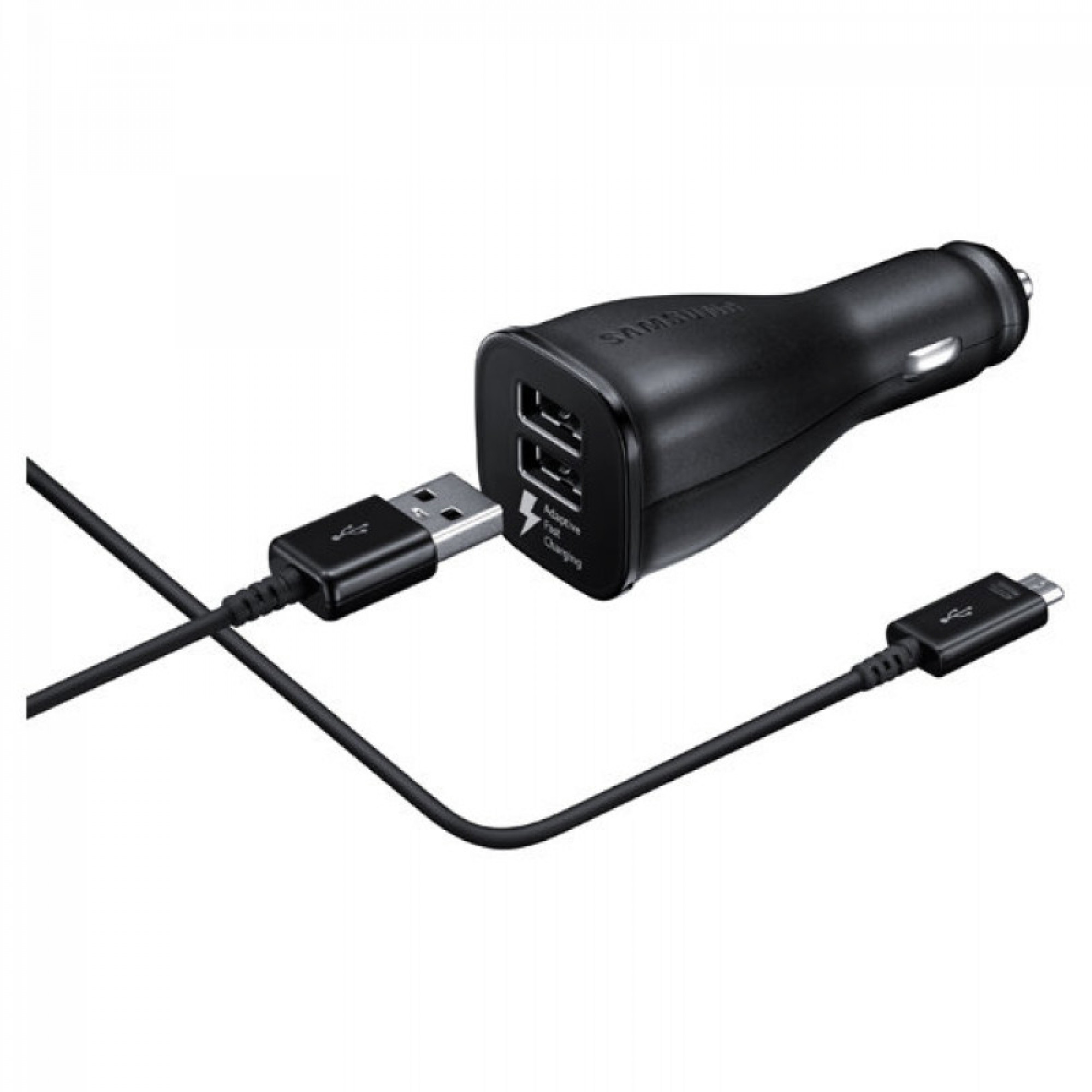 АЗУ с кабелем Samsung Dual USB Fast Charge 5.0V=2.0A ORI