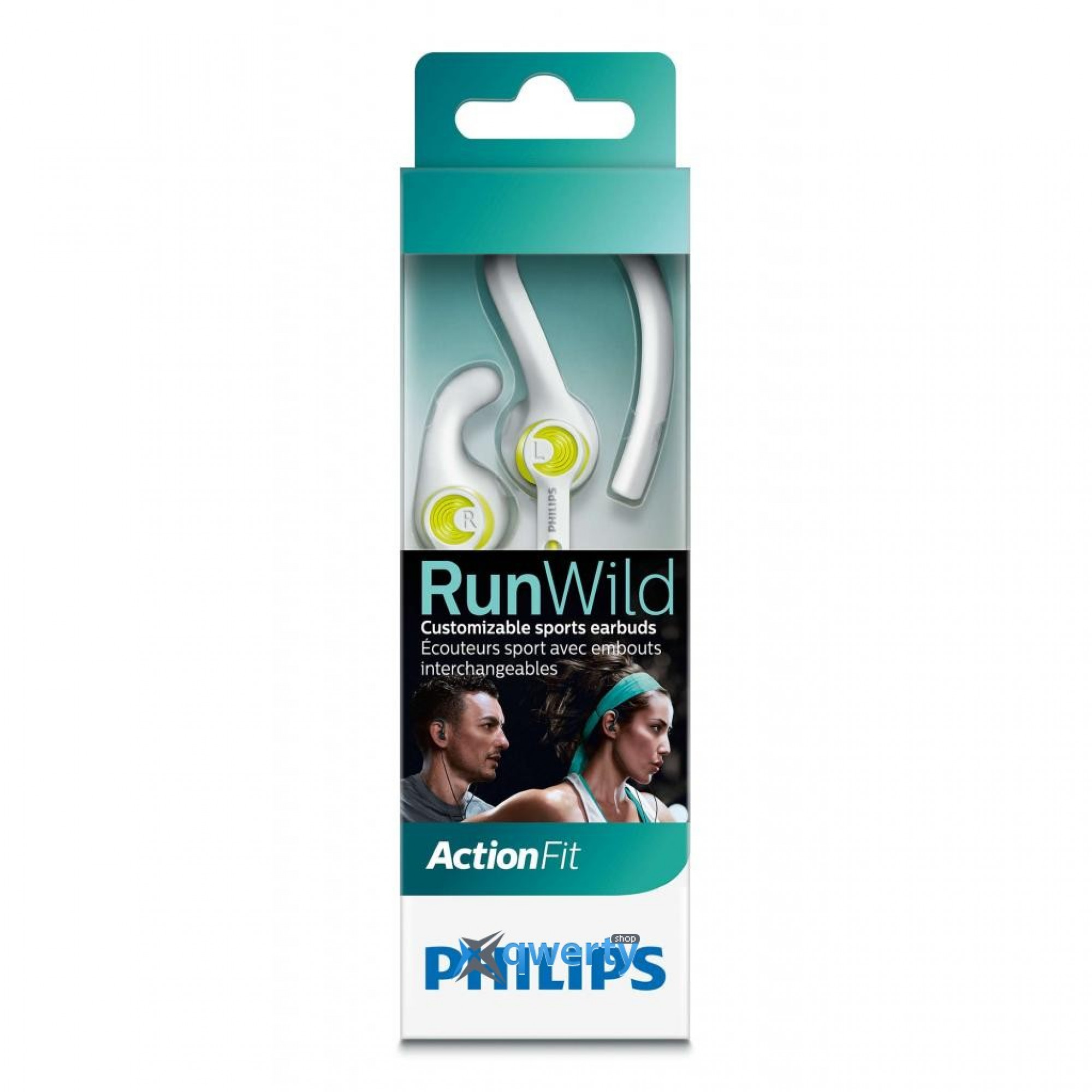 Наушники Philips ActionFit SHQ1400LF/00 Lemon-Frost