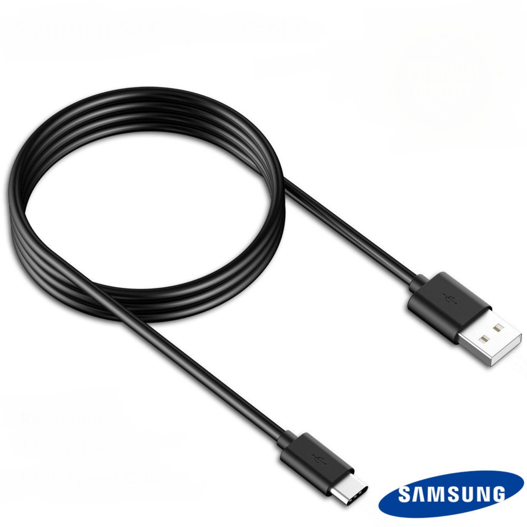 Кабель Samsung S8/Note8/Note7 USB-Type-C Black -1.2m ORI