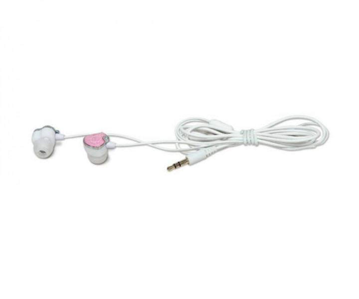 Наушники Sven SEB-150 (GD-1500) Glamour White/Pink, Mini jack (3.5 мм), вакуумные, кабель 1.2 м