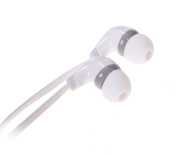 Наушники Sven SEB-260M White, Mini jack (3.5 мм), вакуумные, микрофон на проводе, кабель 1.2 м