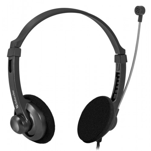 Наушники Defender Aura 104 Black, 2 x Mini jack (3.5 мм), накладные, кабель 1.8 м
