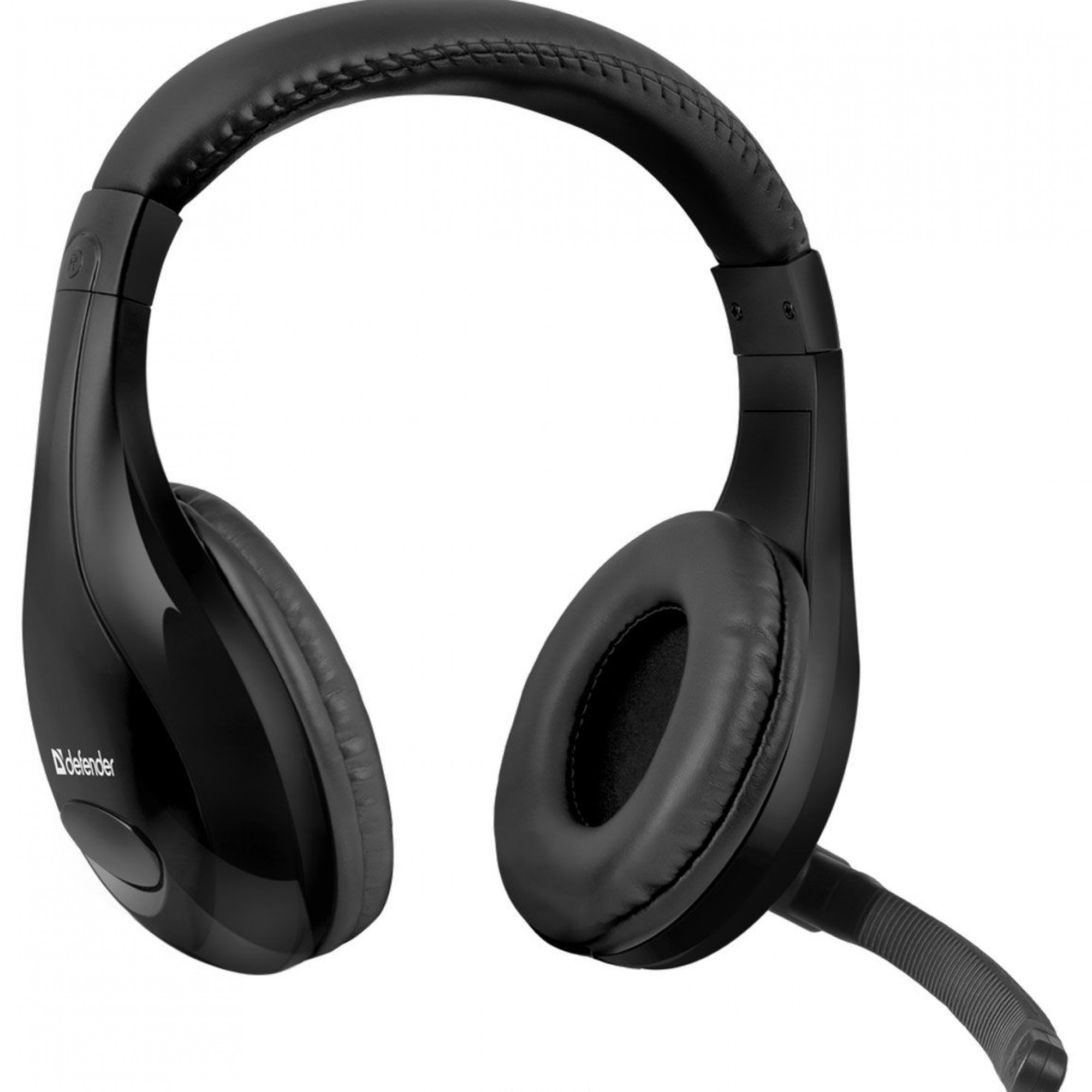 Навушники Defender Warhead G-170 Black, 2 x Mini jack (3.5 мм), накладні, регулятор гучності, кабель 2.5 м