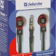 Наушники Defender Basic-619 Black/Red