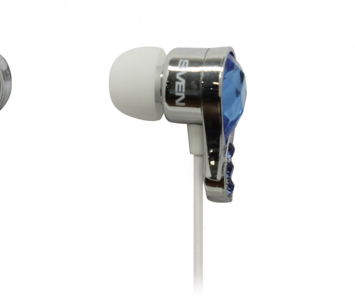 Наушники Sven SEB Sapphire Blue, Mini jack (3.5 мм), вакуумные, кабель 1.2 м