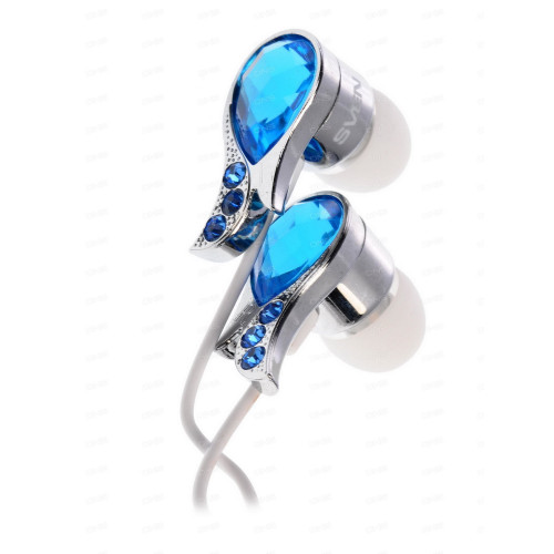 Наушники Sven SEB Sapphire Blue, Mini jack (3.5 мм), вакуумные, кабель 1.2 м