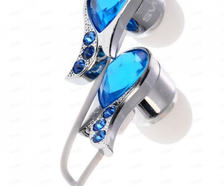 Наушники Sven SEB Sapphire Blue, Mini jack (3.5 мм), вакуумные, кабель 1.2 м