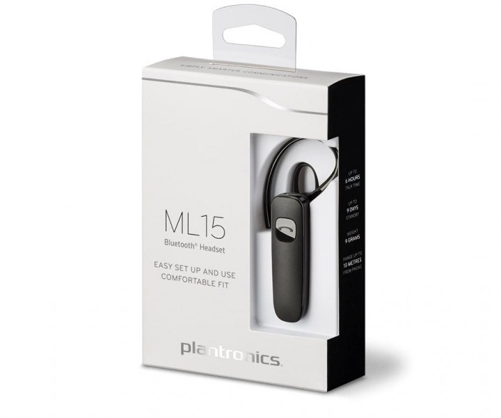 Гарнитура Bluetooth Plantronics ML15, Black ML15