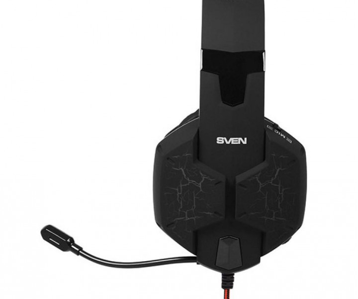 Гарнитура SVEN AP-U988MV Black-Red с микрофоном / игровые