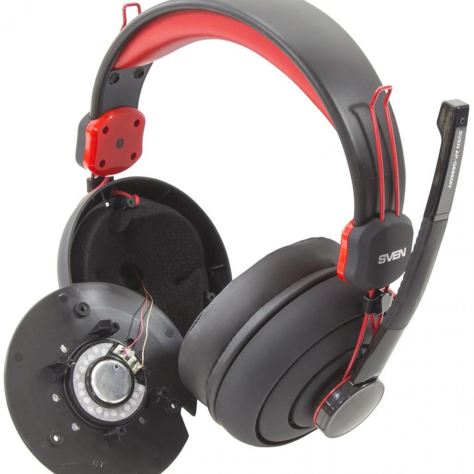 Гарнитура Sven AP-G888MV Black/Red