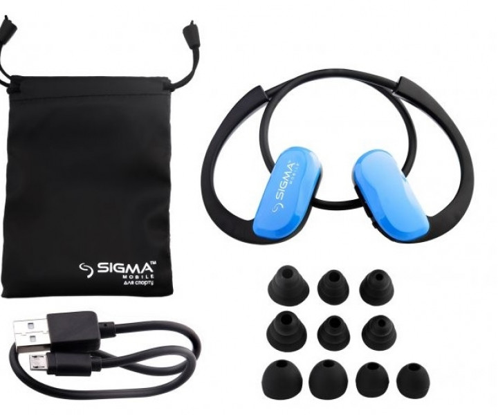 Гарнитура Bluetooth Sigma Stereo X-MUSIC H51 SWIM blue