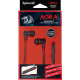 Наушники Defender Redragon Aora чорний +червоний, 1,2 м