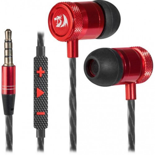 Наушники Defender Redragon Loren черний + червоний, 1,2 м