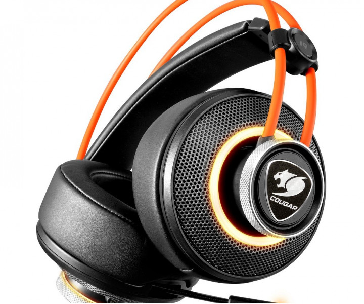 Наушники Cougar Immersa Pro RGB подсветка, 7.1 Virtual