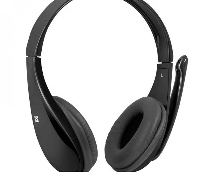 Наушники Defender Aura 111 Black / кабель 2м.