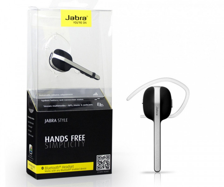 Гарнитура Bluetooth Jabra Style black Multipoint