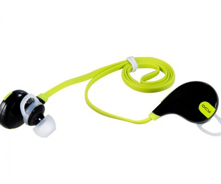 Наушники QCY QY7 Bluetooth Black-Green QCY-QY7