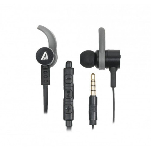 Наушники A4Tech MK-820 Black+Grey, Mini jack (3.5 мм), вакуумные, кабель 1.2 м