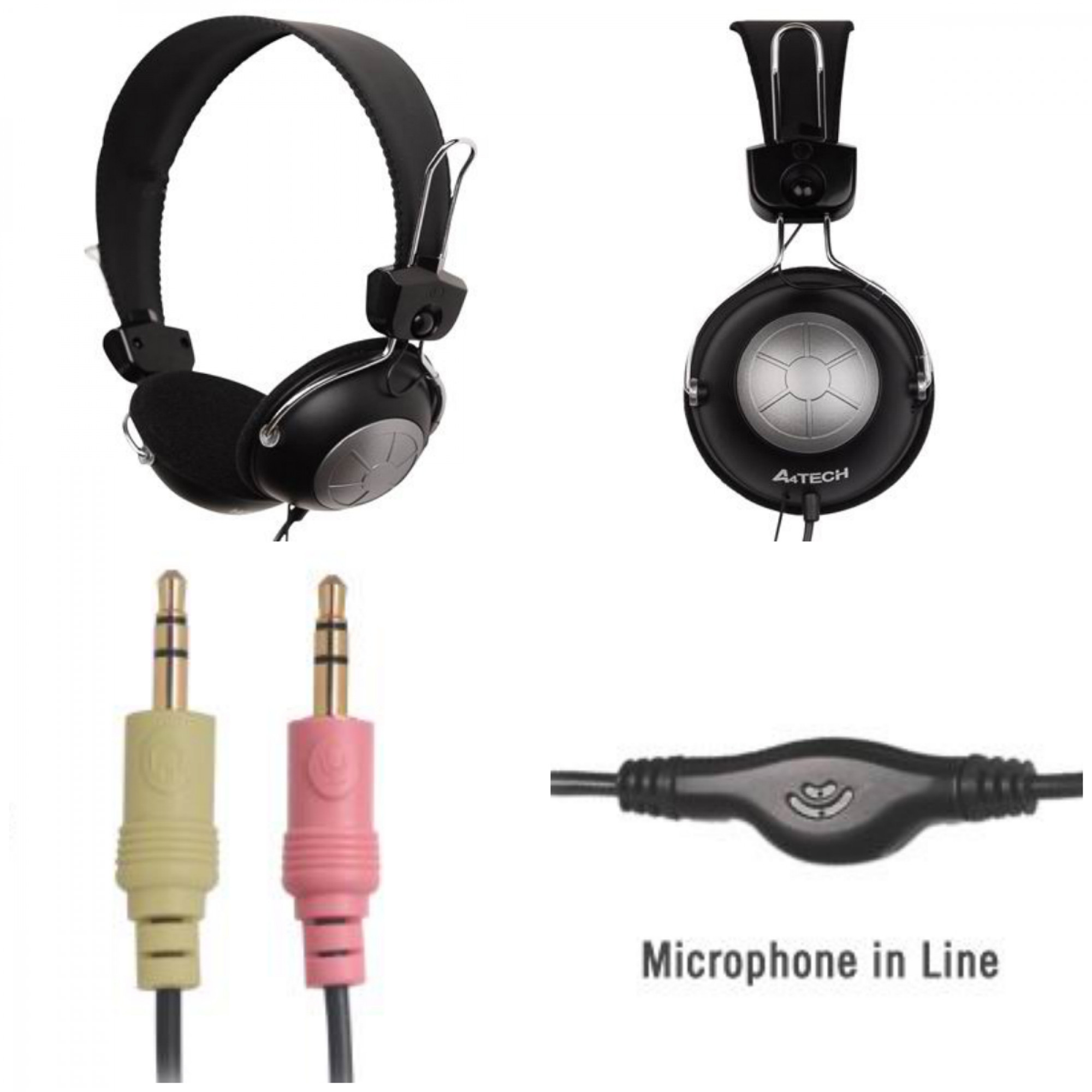 Гарнитура A4Tech HS-21 Black/Grey