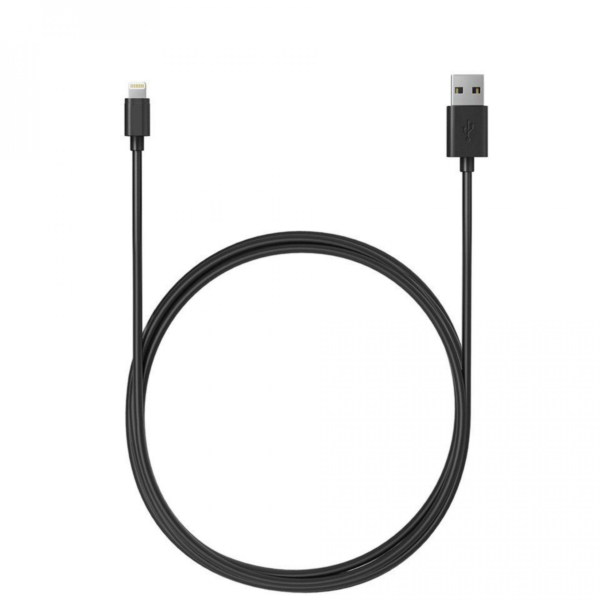 Кабель Apple Lightning 1m black
