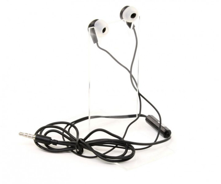 Гарнитура PrologiX ME-A150 Black, Mini jack (3.5 мм) 4pin, вакуумные, микрофон на проводе, кабель 1.