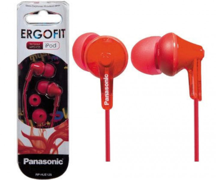 Наушники Panasonic RP-HJE125E-R Red