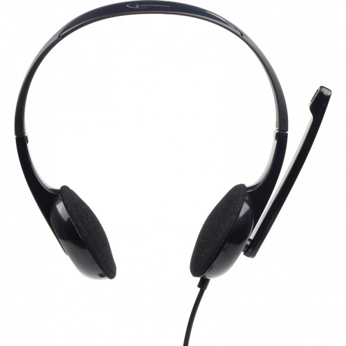 Гарнитура Gembird MHS-002 Black, 2 x Mini jack (3.5 мм), накладные, регулятор громкости