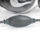 Наушники Gemix HP-320MV Black/Silver, 2 x Mini jack (3.5 мм), накладные, регулятор громкости, кабель