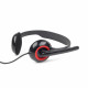 Гарнитура Gembird MHS-002 Black, 2 x Mini jack (3.5 мм), накладные, регулятор громкости