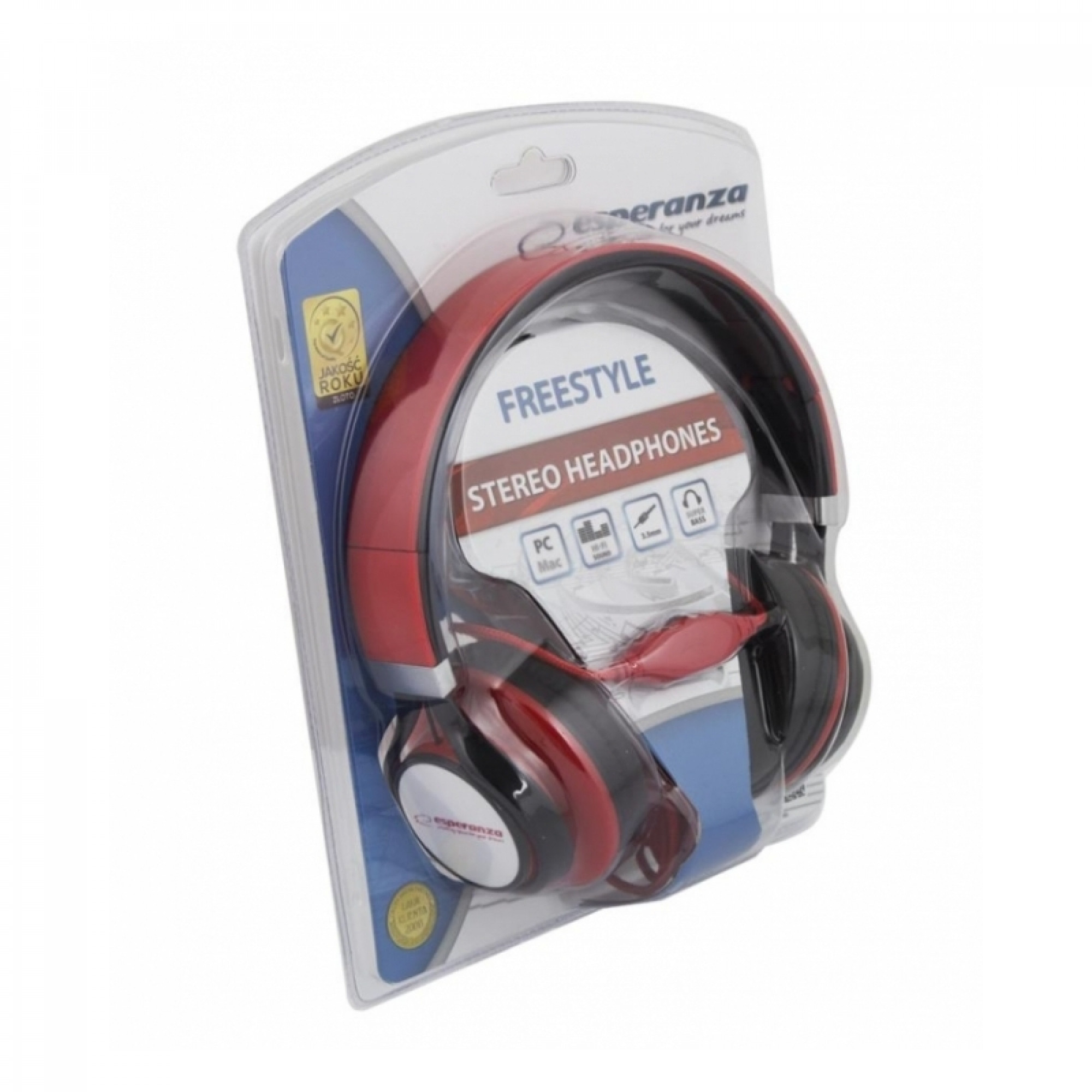 Наушники Esperanza EH159R Red