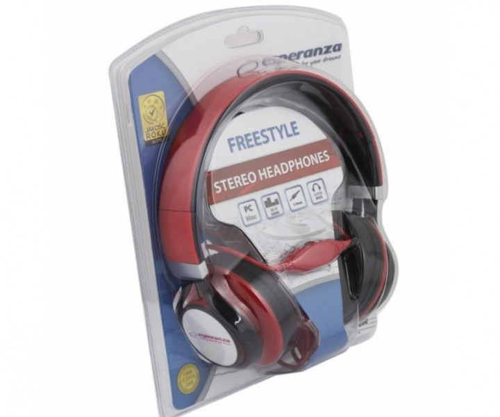 Наушники Esperanza EH159R Red