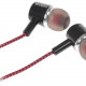 Наушники Sven SEB-108 Black/Red, Mini jack (3.5 мм), вакуумные, кабель 1.2 м
