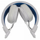 Навушники Gemix Clarks White / Blue, Mini jack (3.5 мм), накладні, кабель 1.2 м