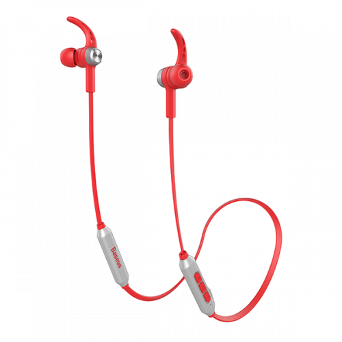 Bluetooth наушники Baseus Encok Earphone S06 Silver-Red