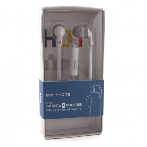 Наушники ME20 White, Mini jack (3.5 мм), вакуумные, микрофон на проводе