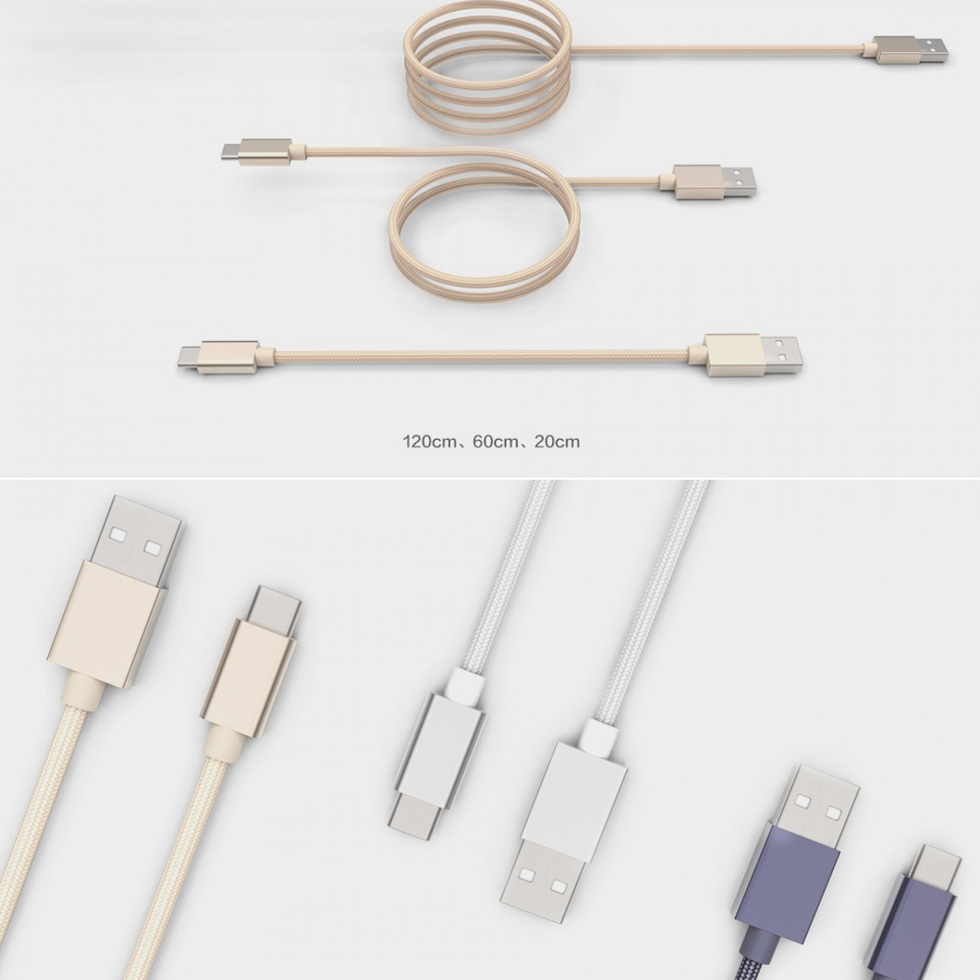 Кабель Xiaomi Type-C Fast Charger cable 60 cm Silver 2827236