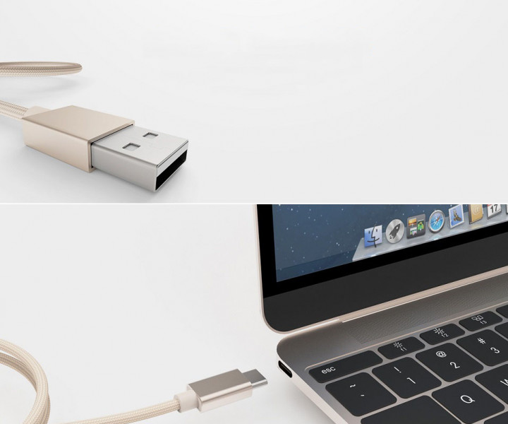 Кабель Xiaomi Type-C Fast Charger cable 60 cm Gold 2827236