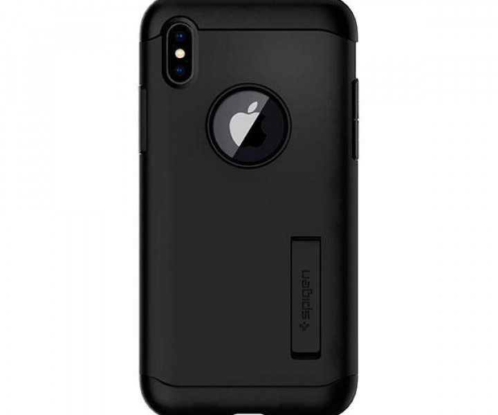 Чохол Spigen Case Slim Armor для iPhone X Black (057CS22138)