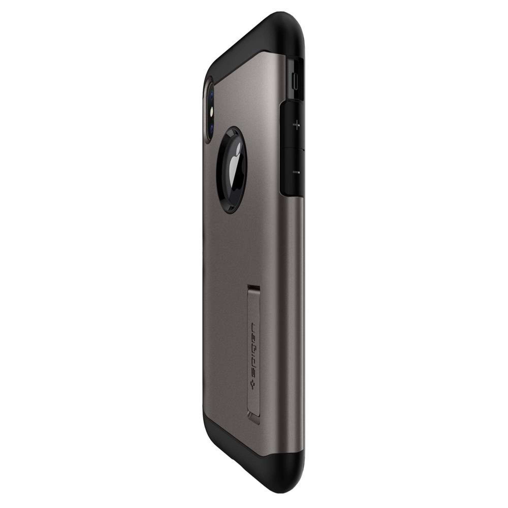 Чохол Spigen Case Slim Armor для iPhone X Gunmetal (057CS22135)