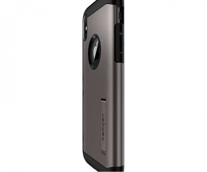 Чохол Spigen Case Slim Armor для iPhone X Gunmetal (057CS22135)