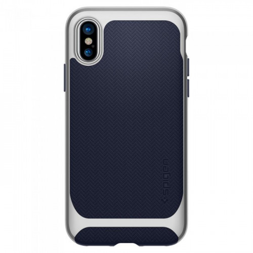 Чохол Spigen Case Neo Hybrid для iPhone X Satin Silver (057CS22167)